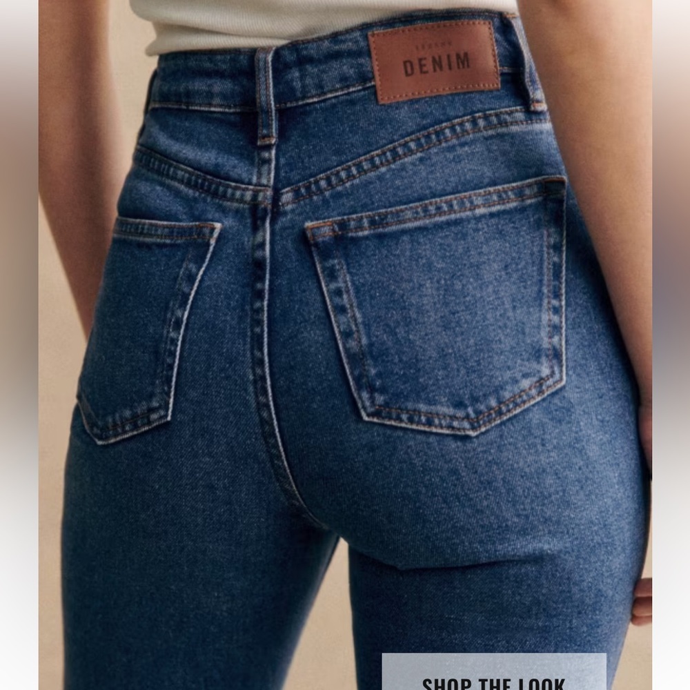 Sezane Brut Sexy blue denim size 28 tall